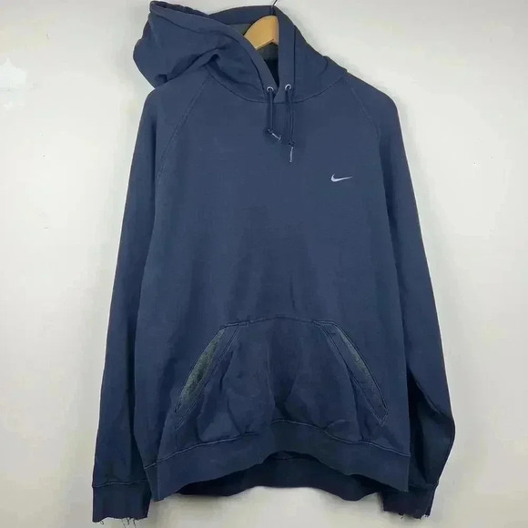 00s Nike Vintage Pullover Hoodie - Classic Style - Picture 1 of 8